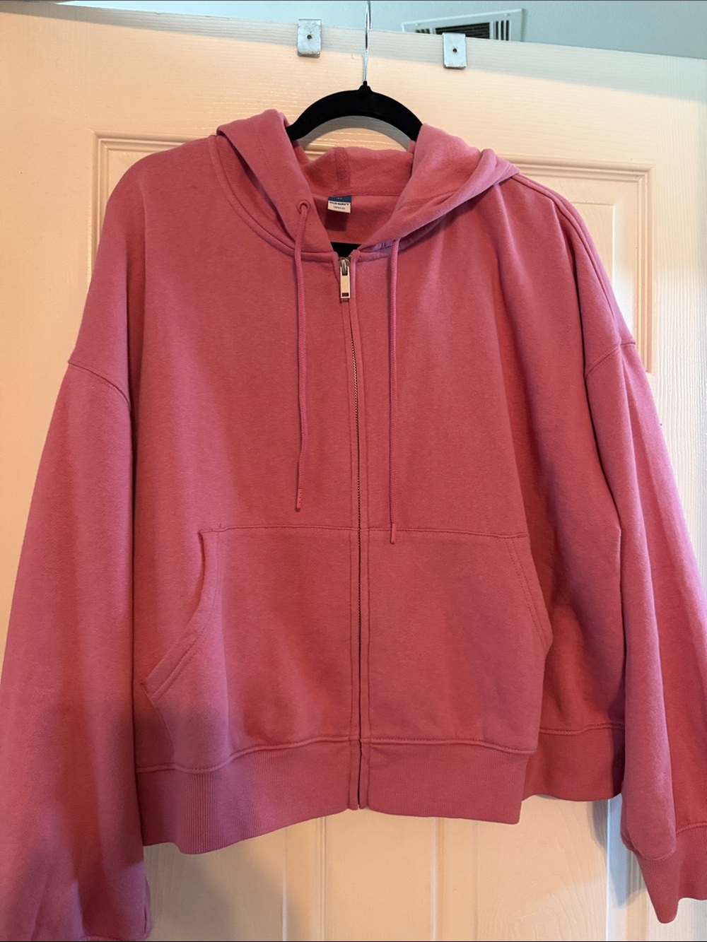 Old Navy Pink Zip-Up Hoodie Sweater